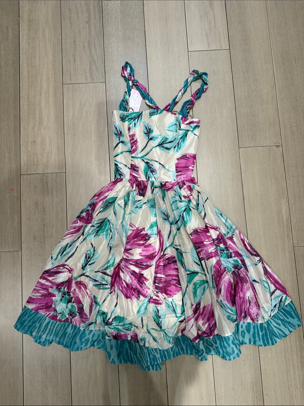 Blugirl Blumarine Floral Fit & Flare Dress